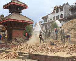 The valley suffered a devastating earthquake in Ap The valley suffered a devastating earthquake in April 2015 in which thousands of people died and several infrastructures were destructed across the re